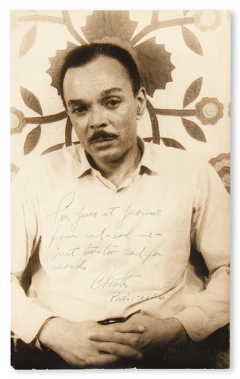 (LITERATURE AND POETRY.) CHESTER HIMES. Portrait by Carl Van Vechten.